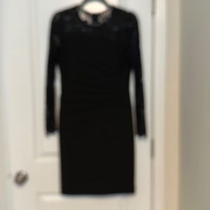 Women’s black long sleeve dress